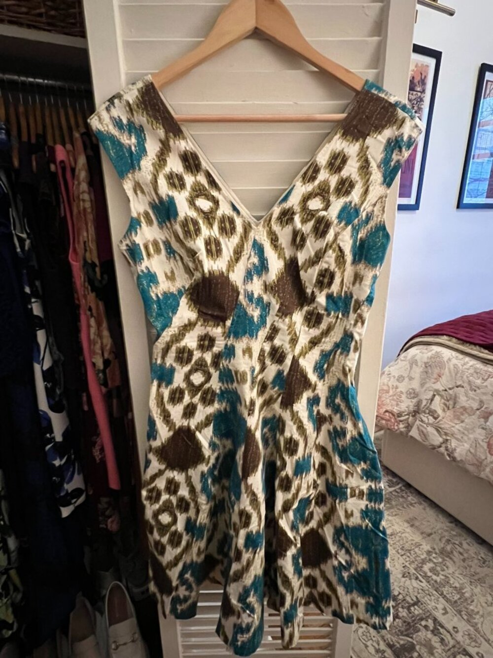 Structured Jones New York Swing Dress
